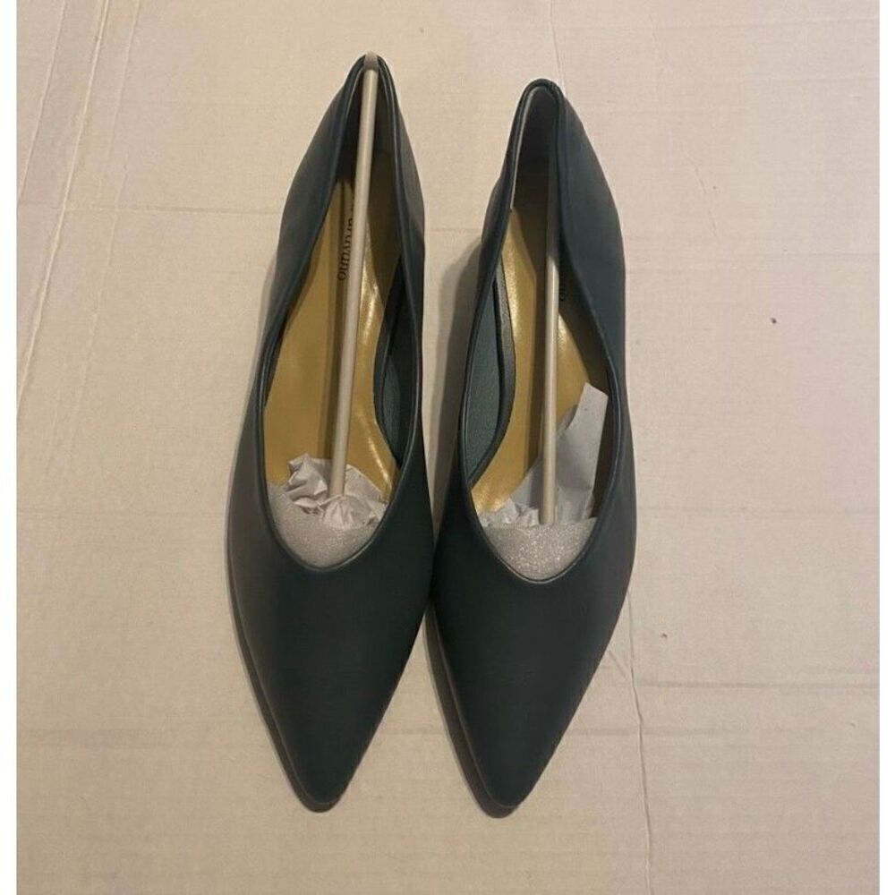 C.PARAVANO Women’s Low Block Heel BluePumps Size EU 38 US 7.5‎ SEE DESCRIPTION